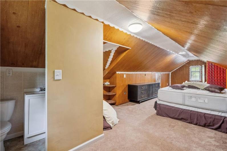 Attic access also