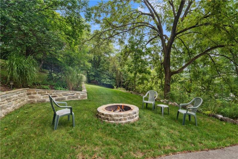 Custom built fire pit