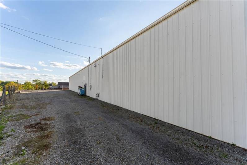 Rear of structure