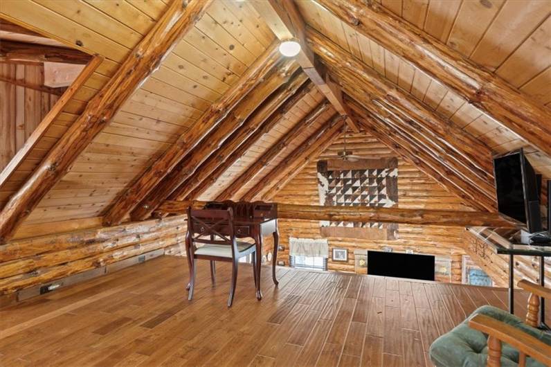 Bedroom 3 is a Loft overlooking main living area