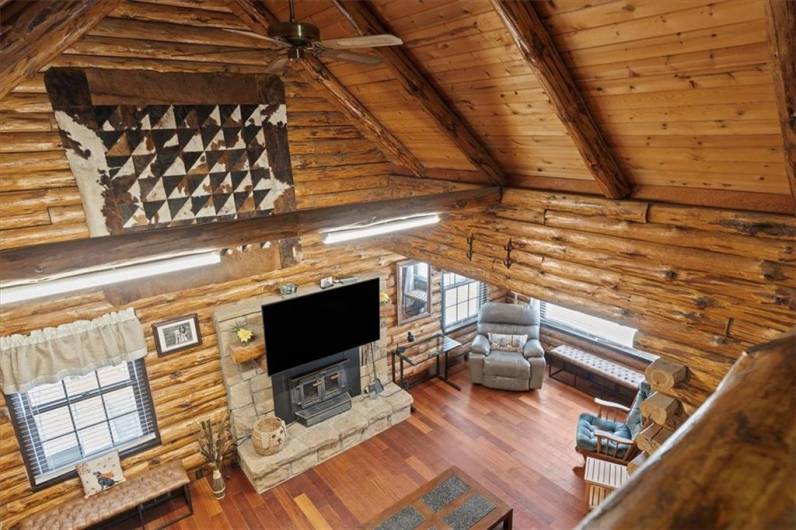 Bedroom 3 is a Loft overlooking main living area.
