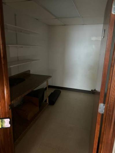 Service closet off main dining area