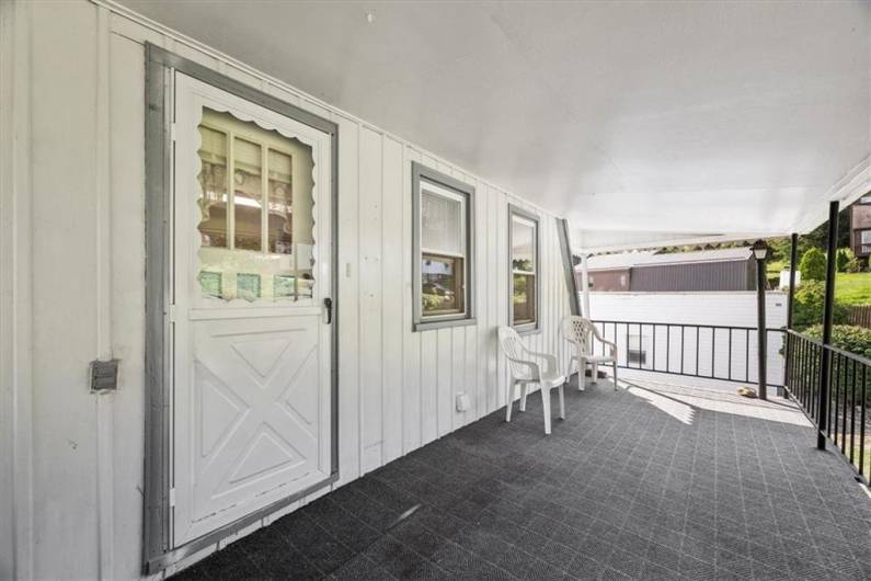 Entry to the small house.