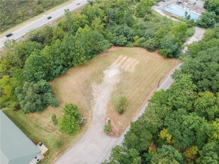 000 Mt Nebo rd-3.58 acres of prime land in a high growth area! We are facing northwest from this angle