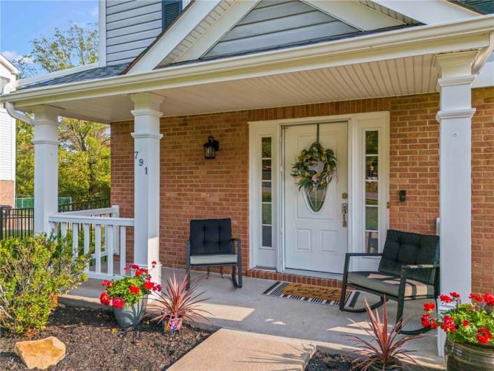 Welcoming Covered Front Porch 791 Boulder Drive