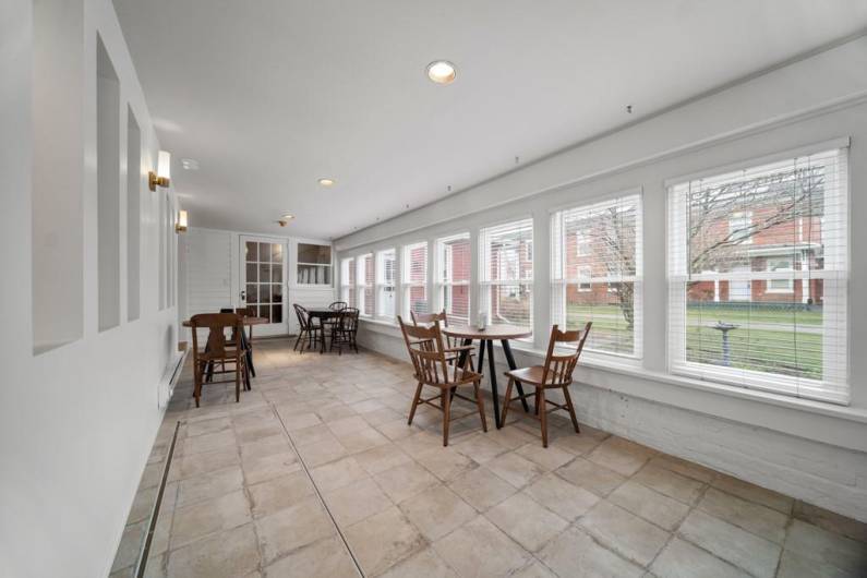 51 Sunroom attached to kitchen. Previously used for dining space