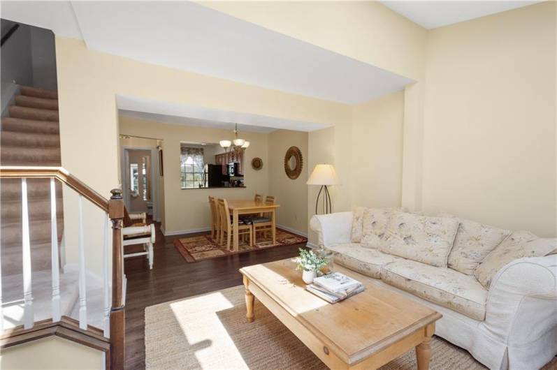 Beautiful hardwood flooring throughout the main level.