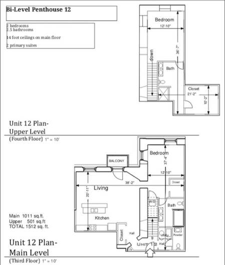 Unit 12 Floor Plan