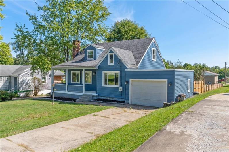 Notice the newer siding offering peace of mind to buyers.