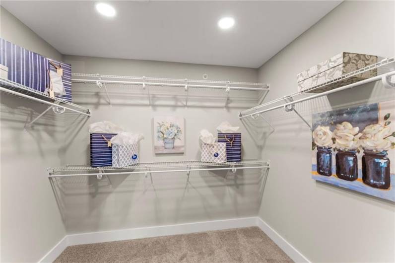 Walk-In Closet Owners Suite 105 Anderson Station