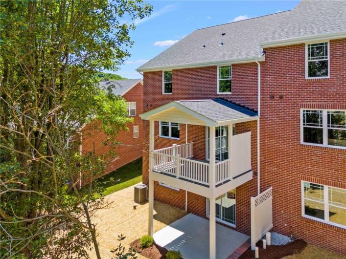 Aerial Exterior Rear View 105 Anderson Station