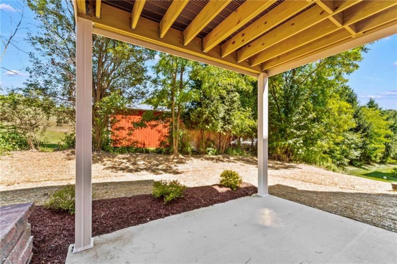 Rear Patio 105 Anderson Station