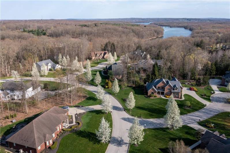 Pierce Bluffs Community.  Shenango River/ Lake in background!