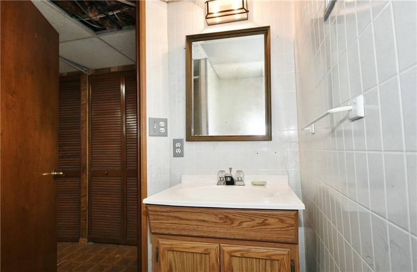 Full bathroom in lower level