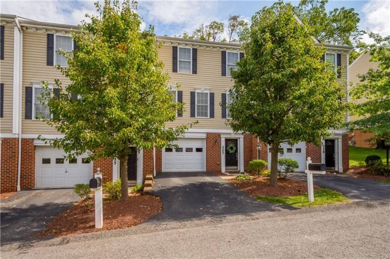 Brand-new garage door on this terrific no maintenance home.