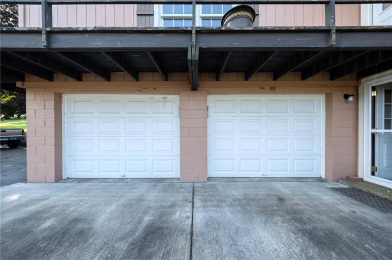 2 car integral garage