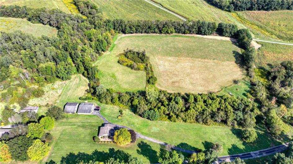 pasture area visible on 15 acre parcel