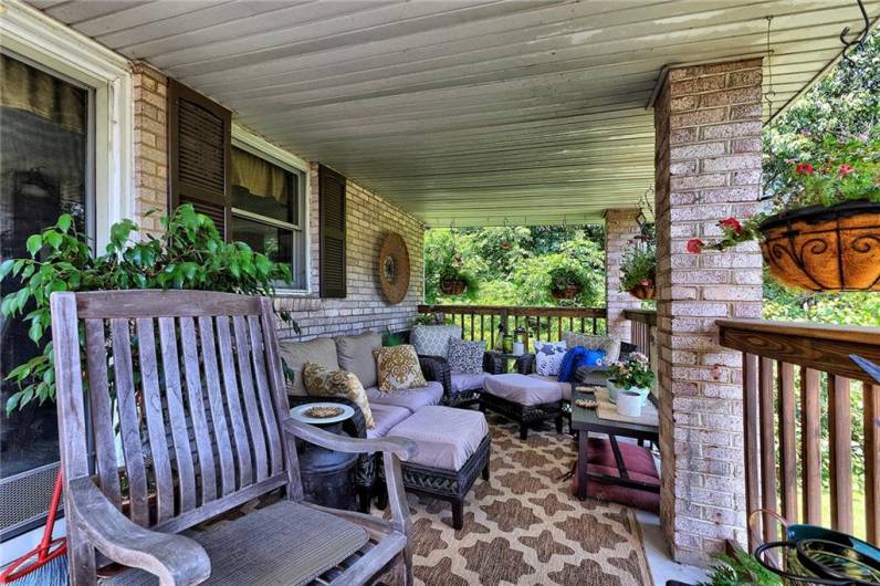 Covered Back Porch