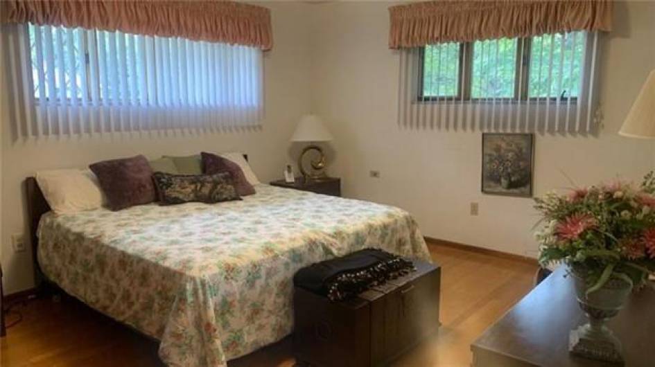 Primary Master Bedroom with Hardwood floors