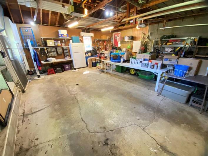 INTERIOR OF GARAGE