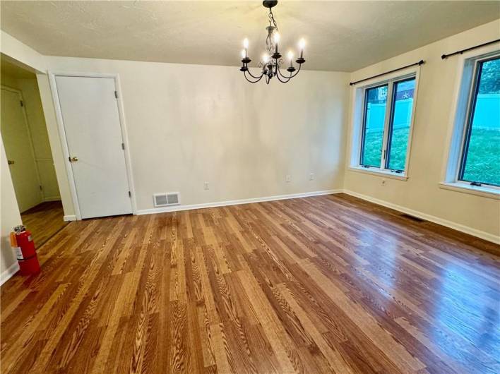 With more beautiful hardwood floors