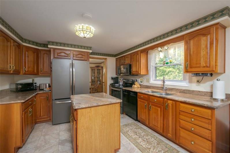 Light Cherry Wood  Cabinets