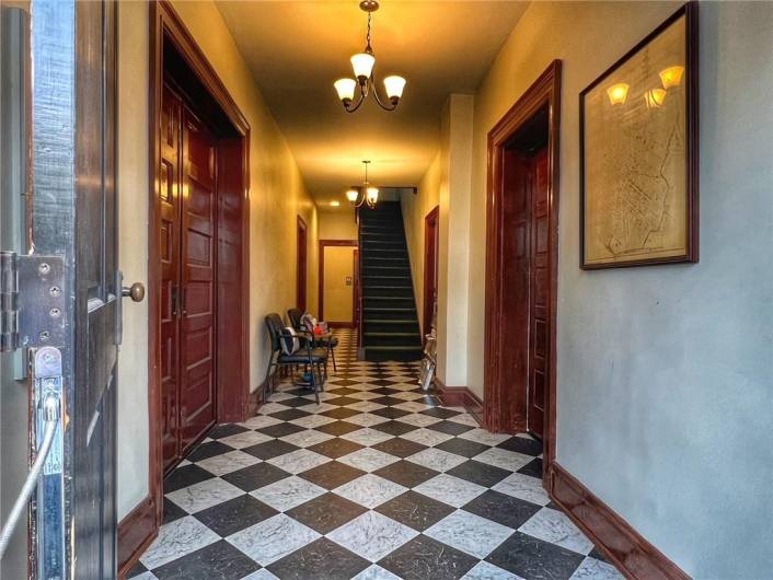 Restored Front Entry Hallway