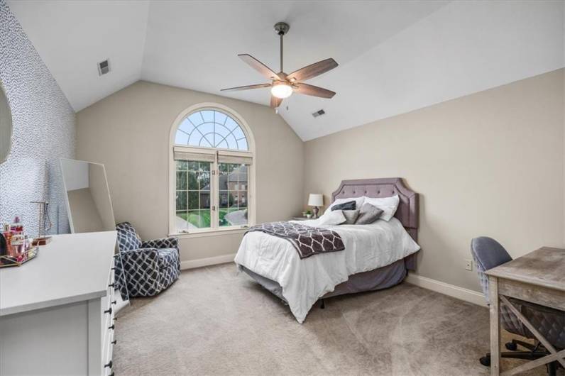 Another second floor bedroom which shares the hall bath.  This room also boasts a huge walk-in closet.