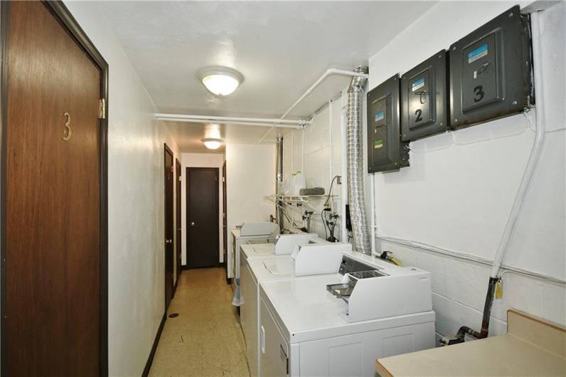 3523 - Laundry Room has Tenant Storage for Units 2-6.  unit 1 Storage is located in the Hallway.