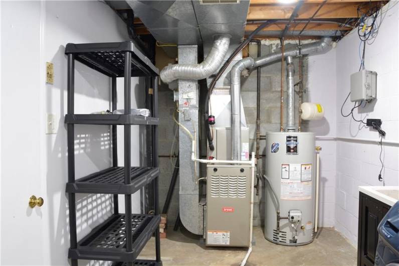 The newer furnace, water heater and ac will give the new owner peace of mind.