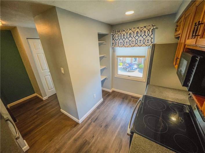 Large pantry in the spacious kitchen