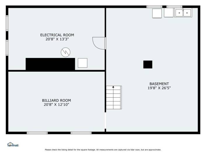 Detailed Floor Plan of the Lower Level