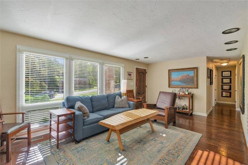 Light, bright and cozy living room...you can feel the warmth of this room.