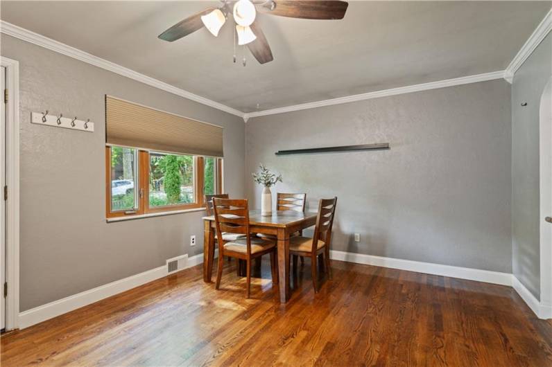 A closer view of the Dining Area.