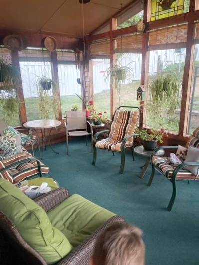 Previously taken of Screened in Sunroom