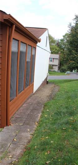 Side Walkway from the front of the home