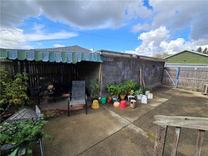 Rear Patio