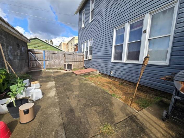 Rear Patio - Gate Access To Alley