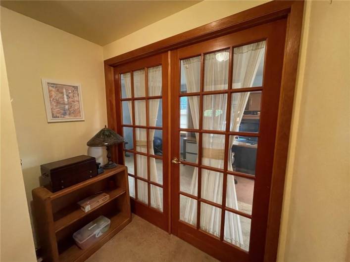 Library, office, exercise room.