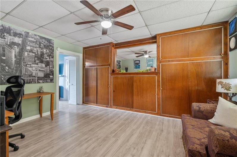 First floor bedroom being used as an office