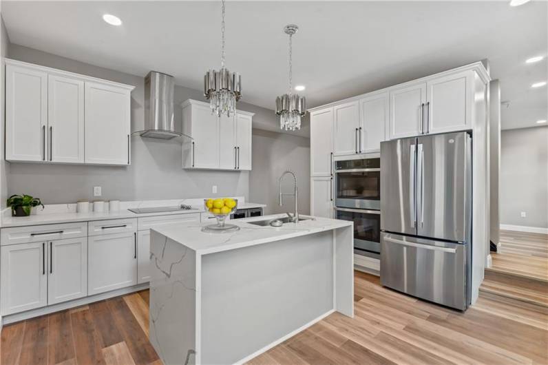 Spacious layout with abundant cabinetry.