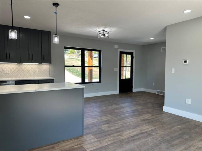 Living room looking toward entry