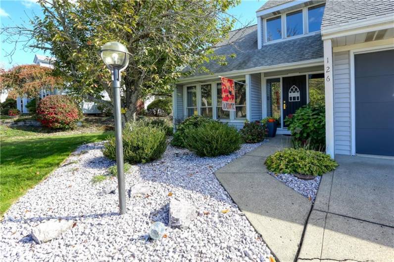 The front entrance provides welcoming curb appeal.