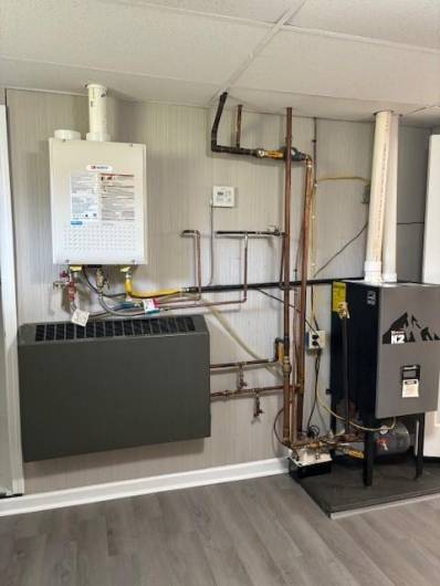 New Tankless Water Heater and Boiler System