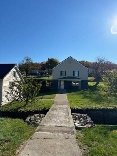 View from back entrance