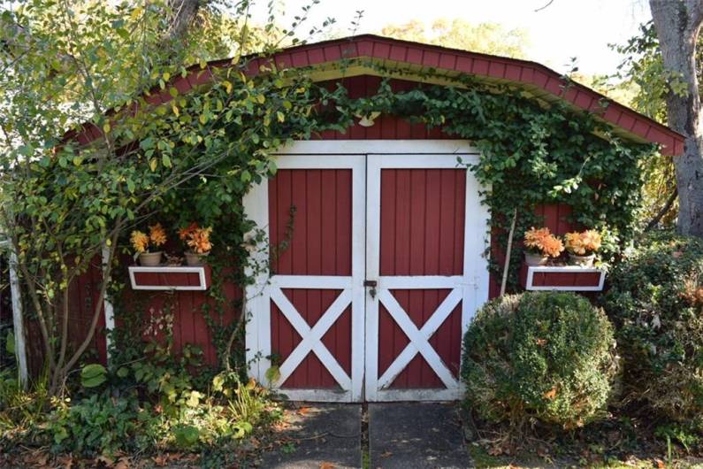 Large Shed in back yard