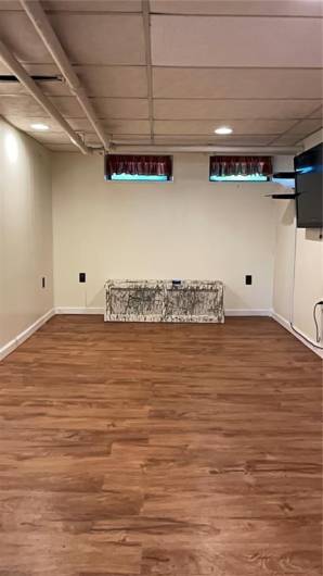 Finished basement