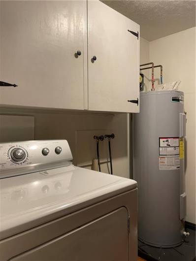 Apartment laundry area