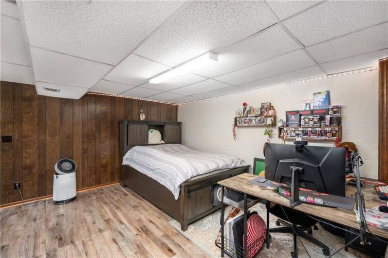 Family Room/ 3rd Bedroom located in basement