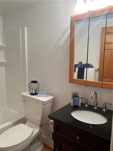 Remodeled bathroom